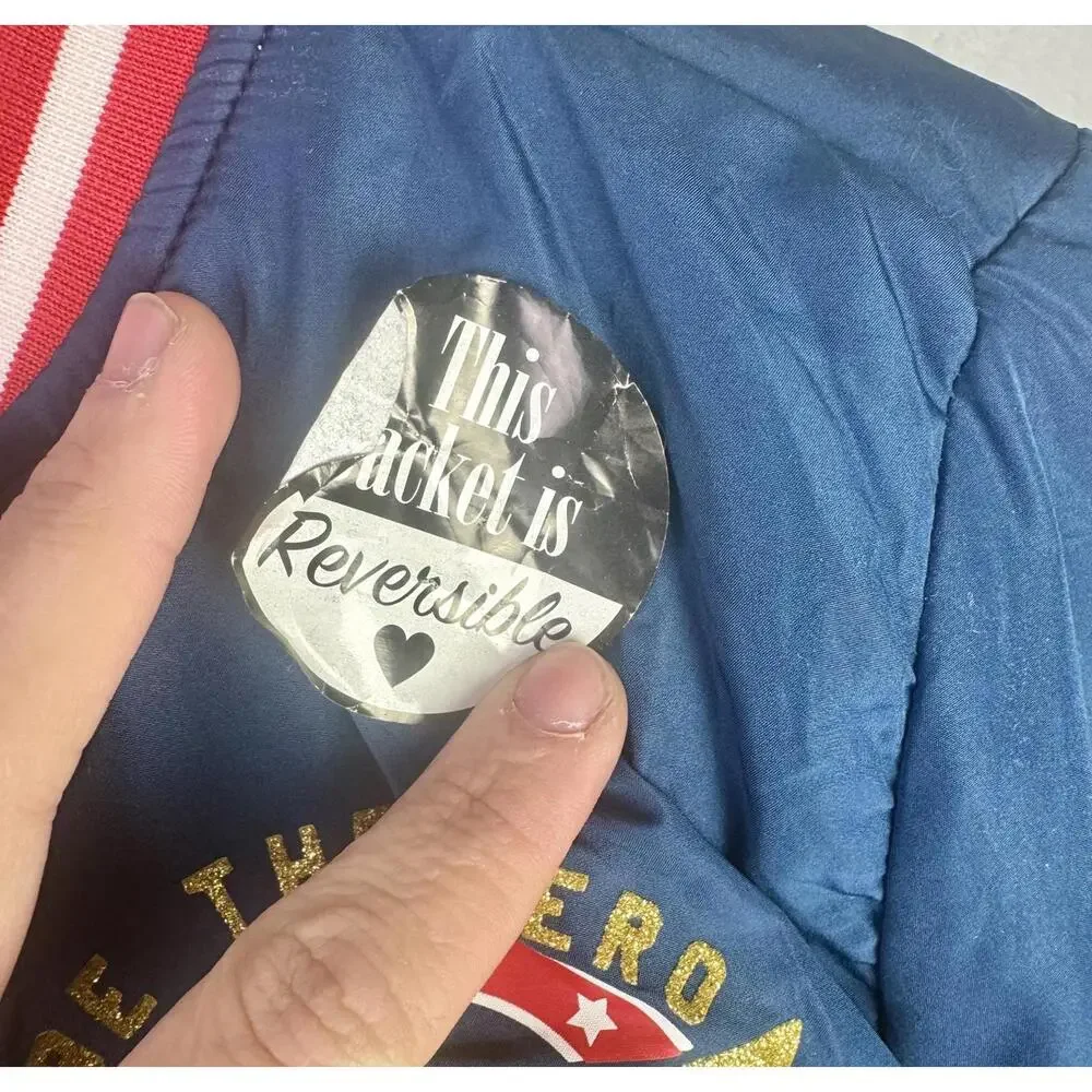 Reversible Wonder Woman Bomber‎ NWT Jacket (Kids XL 14/16) | Mini Villain Era